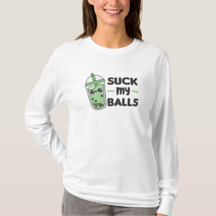 Camiseta Suck My Balls - Bubble Tea Kawaii Boba Tea Love
