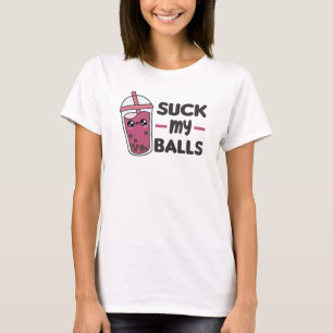 Camiseta Suck My Balls - Bubble Tea Kawaii Boba Tea Love