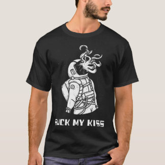 Camiseta Suck My Kiss. Funny Alien Astronaut Encounter.