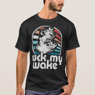 Camiseta Suck My Wake Jet Ski Retro 70 Funny Jet Skiing Vi