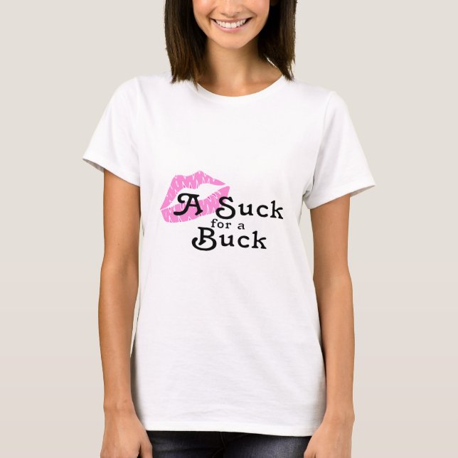 Camiseta Suck Por Un Pato (Anverso)
