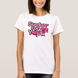 Camiseta Sucker Por Usted Lollipop, Día de San Valentín