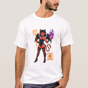 Camiseta Sucubus Personalizado de Halloween - Oscuro y jugu