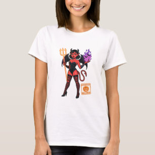 Camiseta Sucubus Personalizado de Halloween - Oscuro y jugu