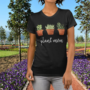 Camiseta Suculentas Mamá Planta Terracota Botánica