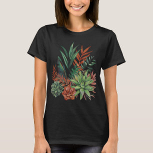 Camiseta Suculento color de agua