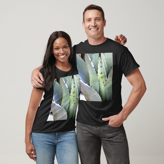 Camiseta Suculento desierto de Agave Plant Blue Cacti Tequi (Unisexo)