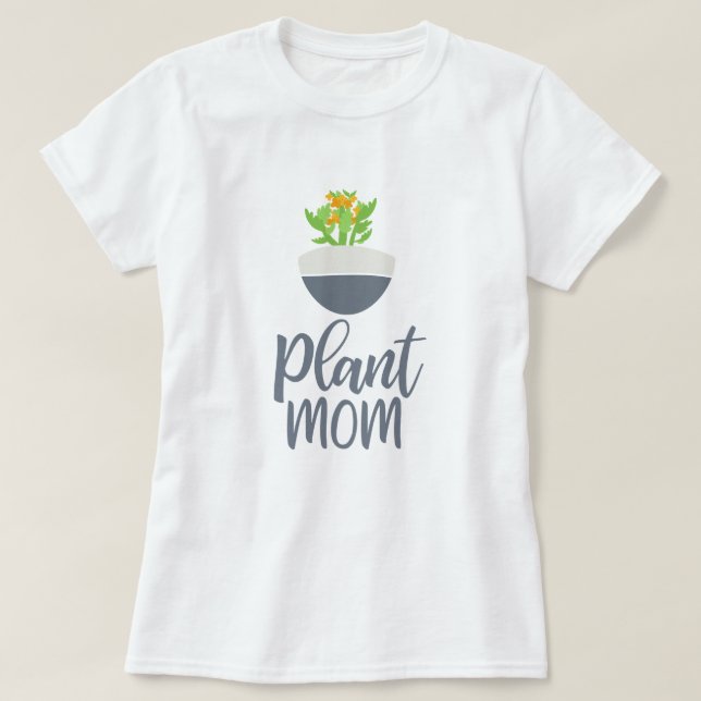 Camiseta Suculento diseño de la planta de Kalanchoe (Diseño del anverso)