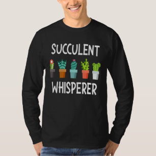 Camiseta Suculento Whisperer Cactus Lover Gardeni