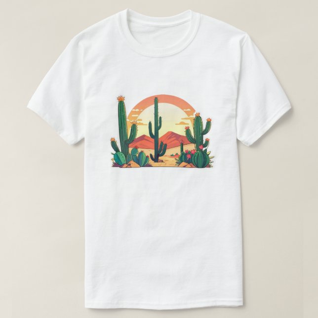 Camiseta Suculentos botánicos de planta de jardinería (Diseño del anverso)