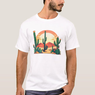 Camiseta Suculentos botánicos de planta de jardinería