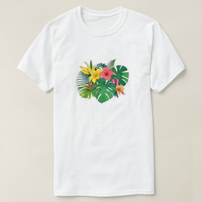 Camiseta Suculentos botánicos de planta de jardinería (Diseño del anverso)