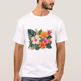 Camiseta Suculentos botánicos de planta de jardinería
