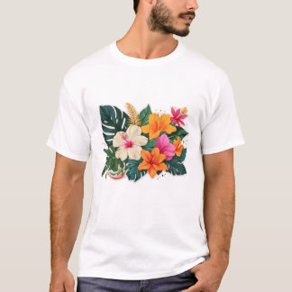 Camiseta Suculentos botánicos de planta de jardinería