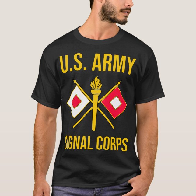 Camiseta SUCURSAL DE CUERPOS DE SEÑAL DEL EJÉRCITO USASC Sw (Anverso)