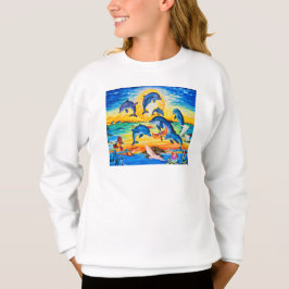 Camiseta Sudadera ComfortBlend® de Hanes para niña