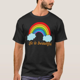 Camiseta Sudadera con capucha arcoíris personalizada | Nomb