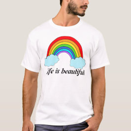 Camiseta Sudadera con capucha arcoíris personalizada | Nomb