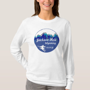 Camiseta Sudadera con capucha azul de las señoras del arte