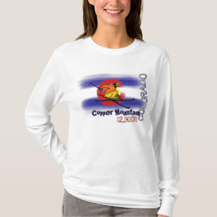 Camiseta Sudadera con capucha de cobre de la elevación del