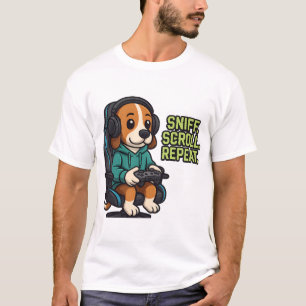 Camiseta Sudadera con capucha de dibujos animados de beagle