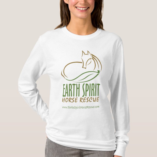 Camiseta Sudadera con capucha de Earth Spirit Horse Rescue (Anverso)