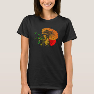 Camiseta Sudadera con capucha de Geisha Japón arte japonés