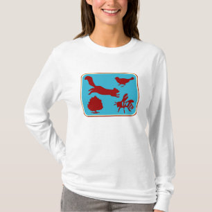 Camiseta Sudadera con capucha de la ardilla