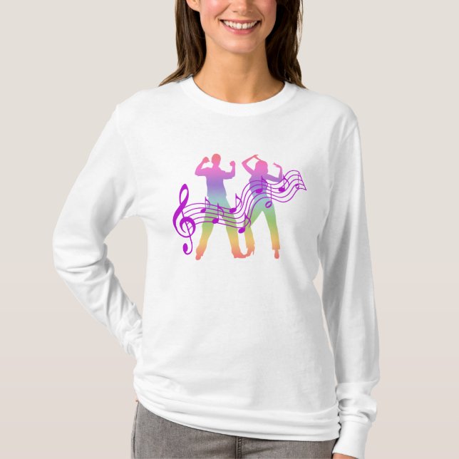 Camiseta Sudadera con capucha de la danza (Anverso)