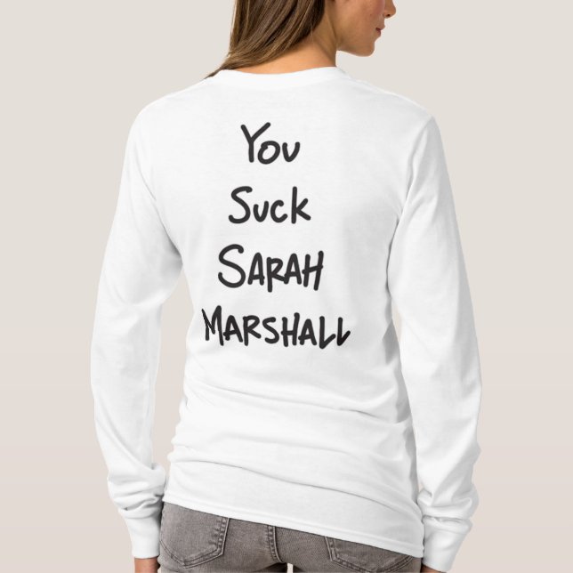 Camiseta Sudadera con capucha de la desintegración de Sarah (Reverso)