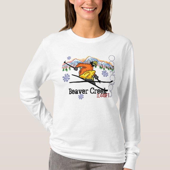 Camiseta Sudadera con capucha de la elevación de la montaña (Anverso)