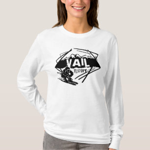 Camiseta Sudadera con capucha de la elevación del esquí d