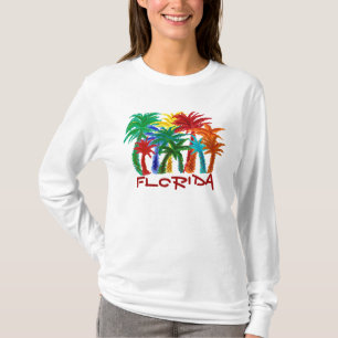 Camiseta Sudadera con capucha de la palmera de las señoras