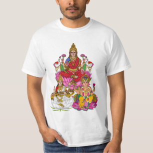 Camiseta Sudadera con capucha de Lakshmi Saraswati Ganesha