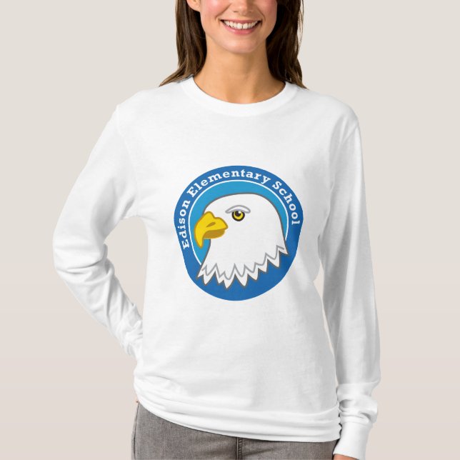 Camiseta Sudadera con capucha de las señoras de Eagle (Anverso)
