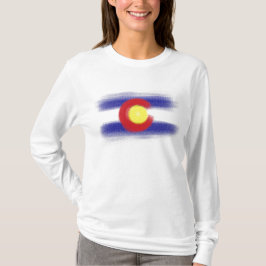 Camiseta Sudadera con capucha de las señoras de la bandera