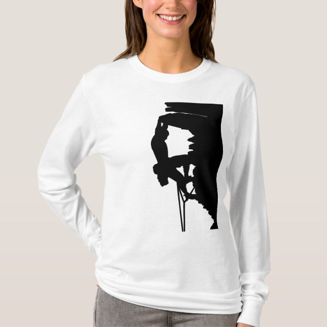 Camiseta Sudadera con capucha de las señoras de la escalada (Anverso)