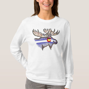 Camiseta Sudadera con capucha de las señoras de los alces