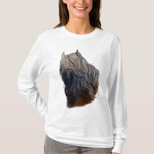 Camiseta Sudadera con capucha de las señoras del caballo
