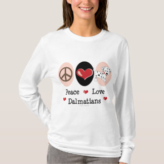 Camiseta Sudadera con capucha de los Dalmatians del amor de