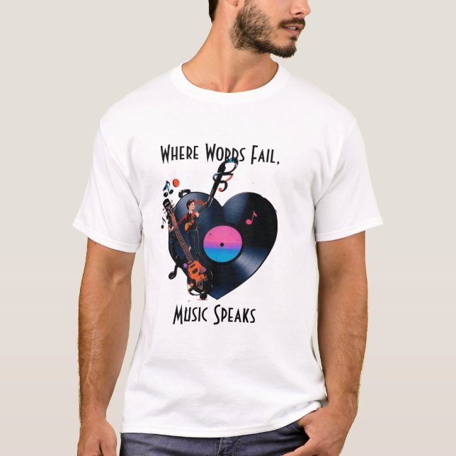 Camiseta Sudadera con capucha de música (Anverso)
