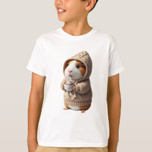 Camiseta Sudadera con capucha de tejido de Guinea Pig Hot C
