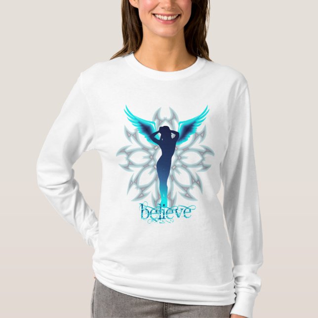 Camiseta Sudadera con capucha del ángel (Anverso)