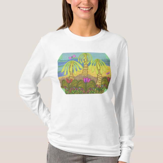 Camiseta Sudadera con capucha del arte del oasis de 3 (Anverso)