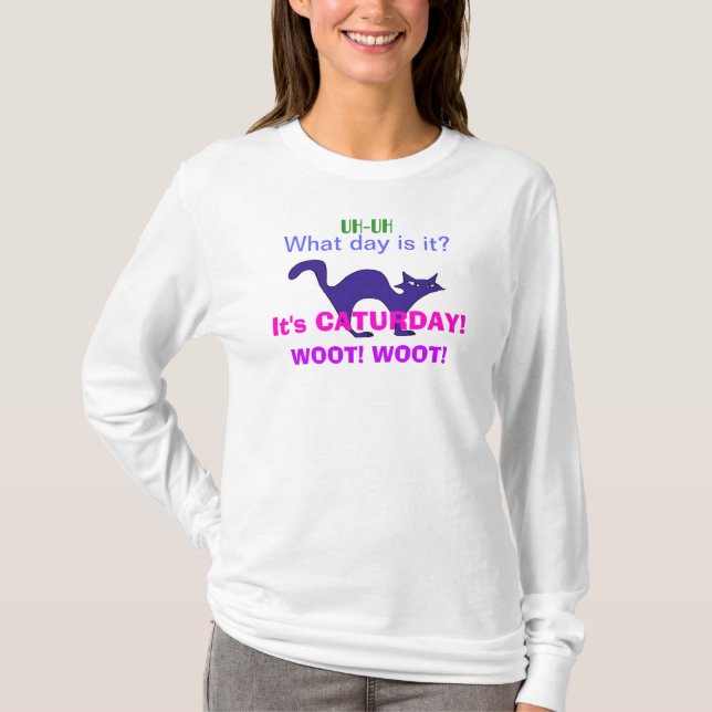 Camiseta Sudadera con capucha del día de CATURDAY (Anverso)