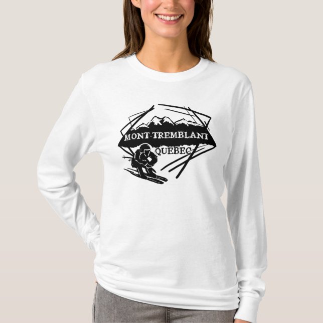 Camiseta Sudadera con capucha del esquí de Mont Tremblant (Anverso)