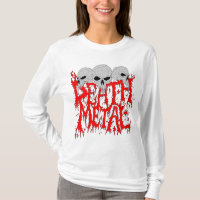 Sudadera con capucha del metal de la muerte