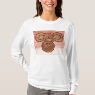 Camiseta Sudadera con capucha del mono de las señoras