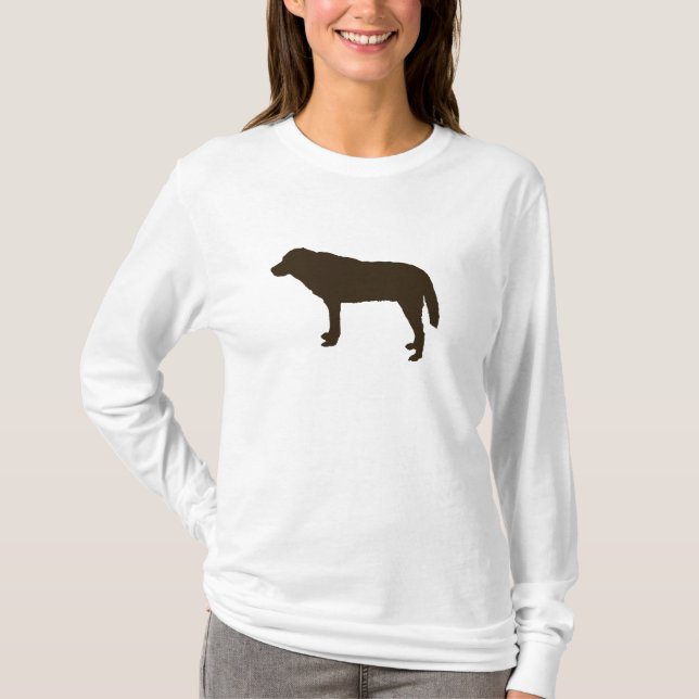 Camiseta Sudadera con capucha del perro de Brown (Anverso)