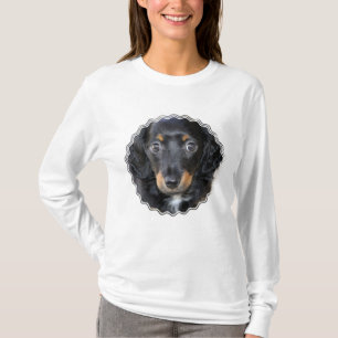Camiseta Sudadera con capucha del perro de perrito de